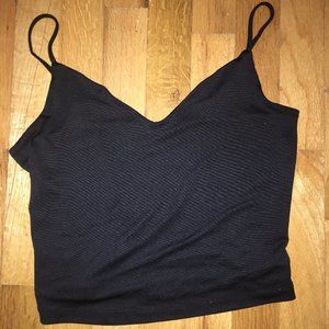 Dynamite Black Crop Tank